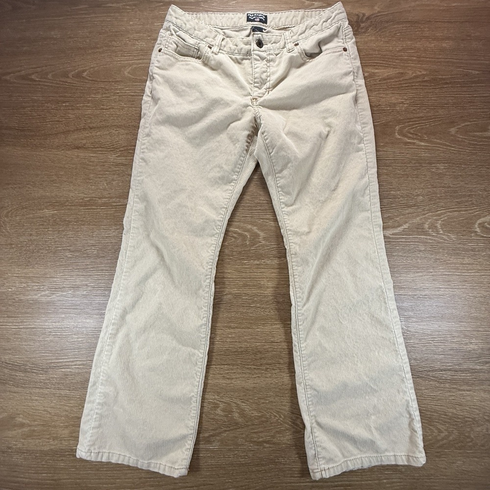 Polo Jeans Co Ralph Lauren Pants Women's 8x30 Beige Corduroy Stretch Classic - Picture 2 of 9